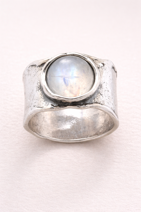 Moonstone Boho Ring