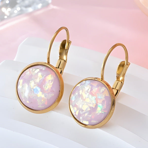Antique Opal Glow Earrings