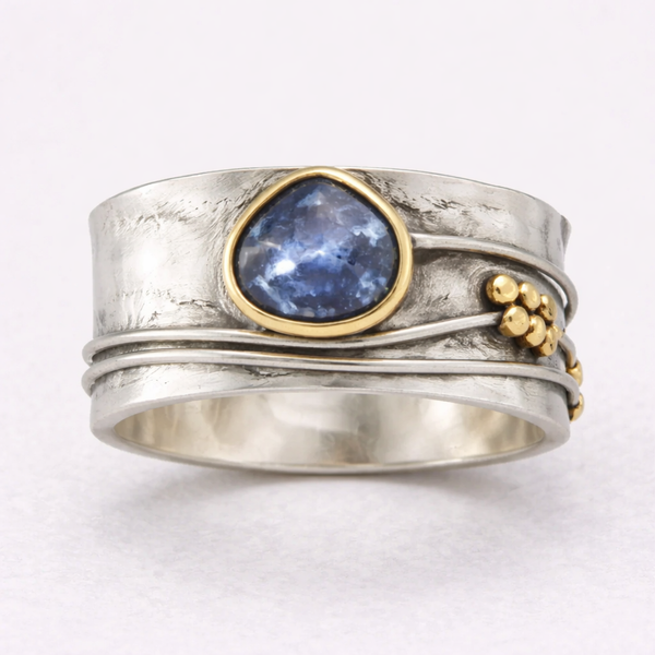 Bohemian Gemstone Meditation Ring